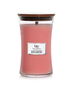 Woodwick Large Jar - Melon & Pink Quartz